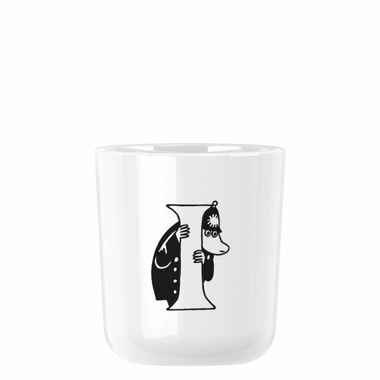 Rig-Tig Tasse Moomin ABC - I, Becher mit Buchstabe, Kunststoff, Weiß, 200 ml, Z00706-I