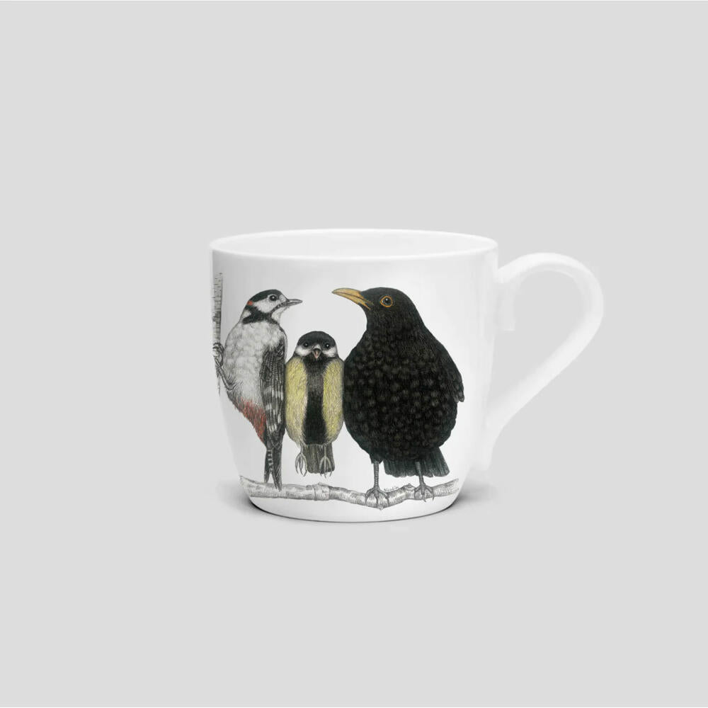 Charlotte Nicolin Becher Birdland, Tasse, Vögel, Fine Bone China, Bunt, 415 ml, MU8409