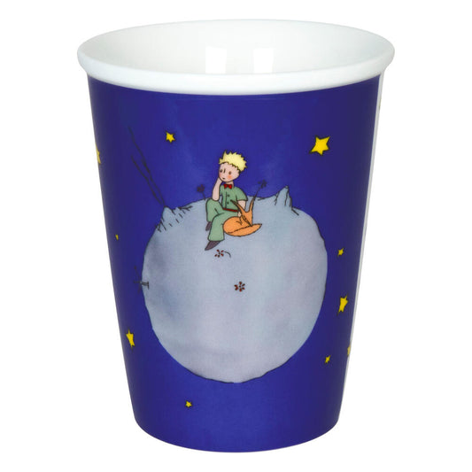 Könitz Coffee to go Mug Kleiner Prinz, Tasse, Kaffeetasse, Porzellan, Dunkelblau, 380 ml, 1111622633