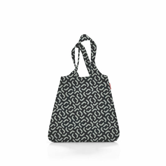 reisenthel mini maxi shopper, Einkaufstasche, Tragetasche, Einkaufsbeutel, Tasche, Polyestergewebe, Signature Black, 15 L, AT7054