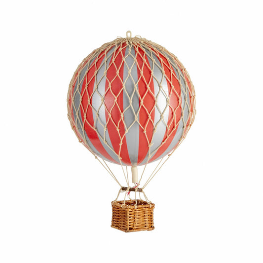 Authentic Models Hanging Decoration Travels Light Silver Red, Balloon, Plastic / Paper, AP161SR