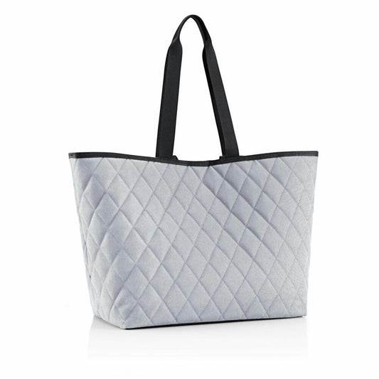 reisenthel classic shopper XL, Einkaufstasche, Tragetasche, Rhombus Light Grey, 26 L, DL7060