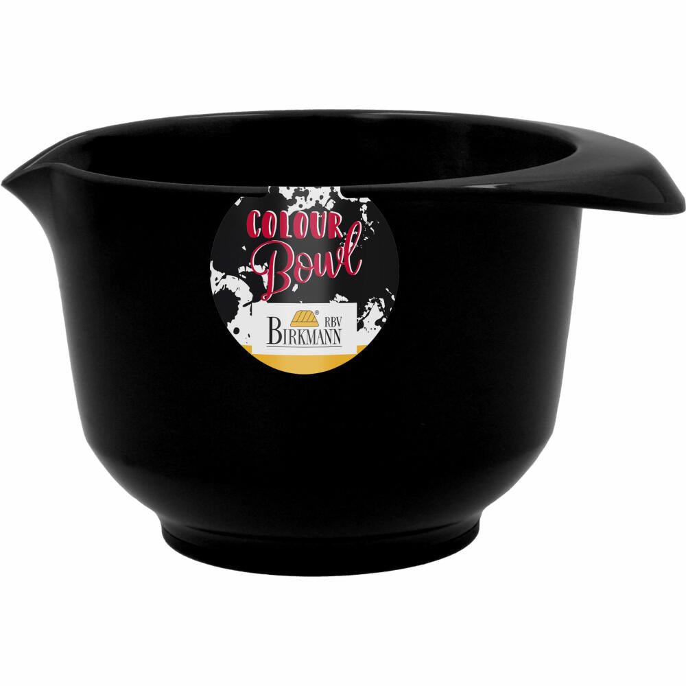 Birkmann Colour Bowl mixing and serving bowl, mixing bowl, bowl, melamine resin, black, 750 ml, 708945