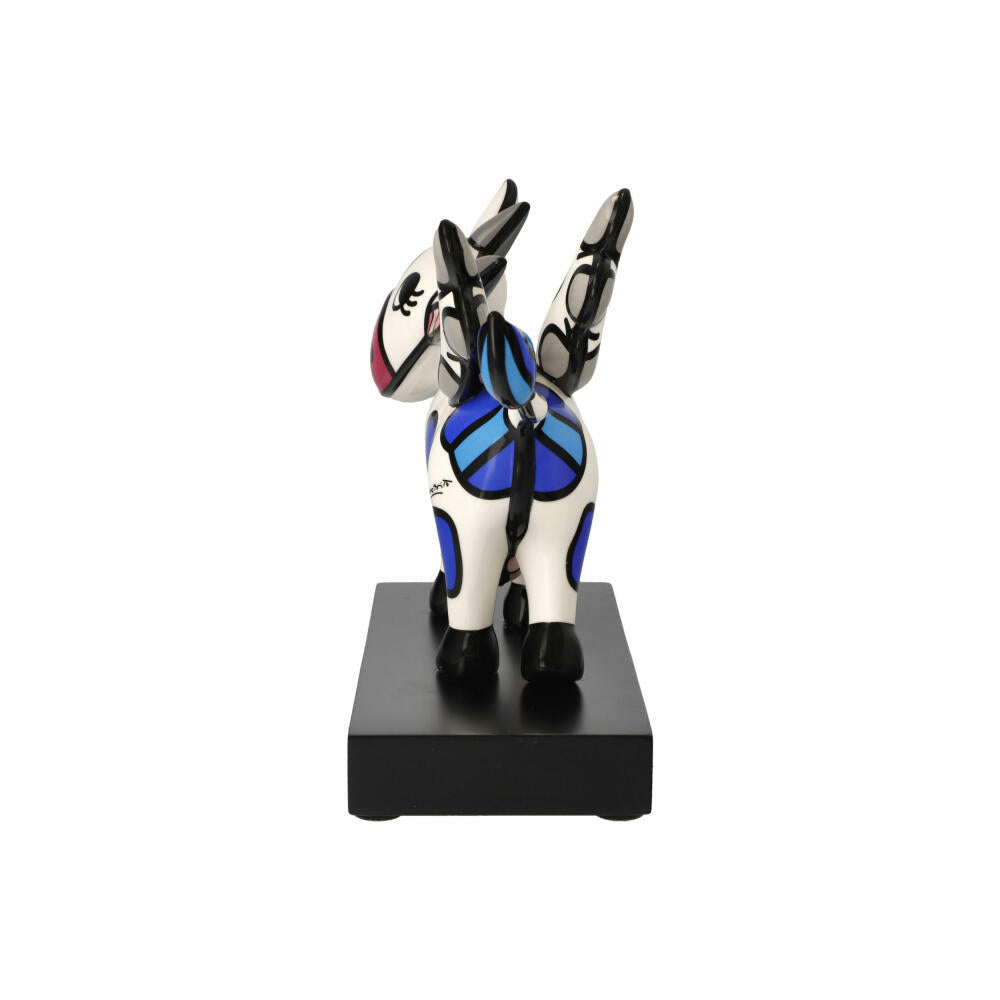 Goebel Figur Romero Britto - Flying Cow, Pop Art Dekofigur, Porzellan, Bunt, 19 cm, 66453101