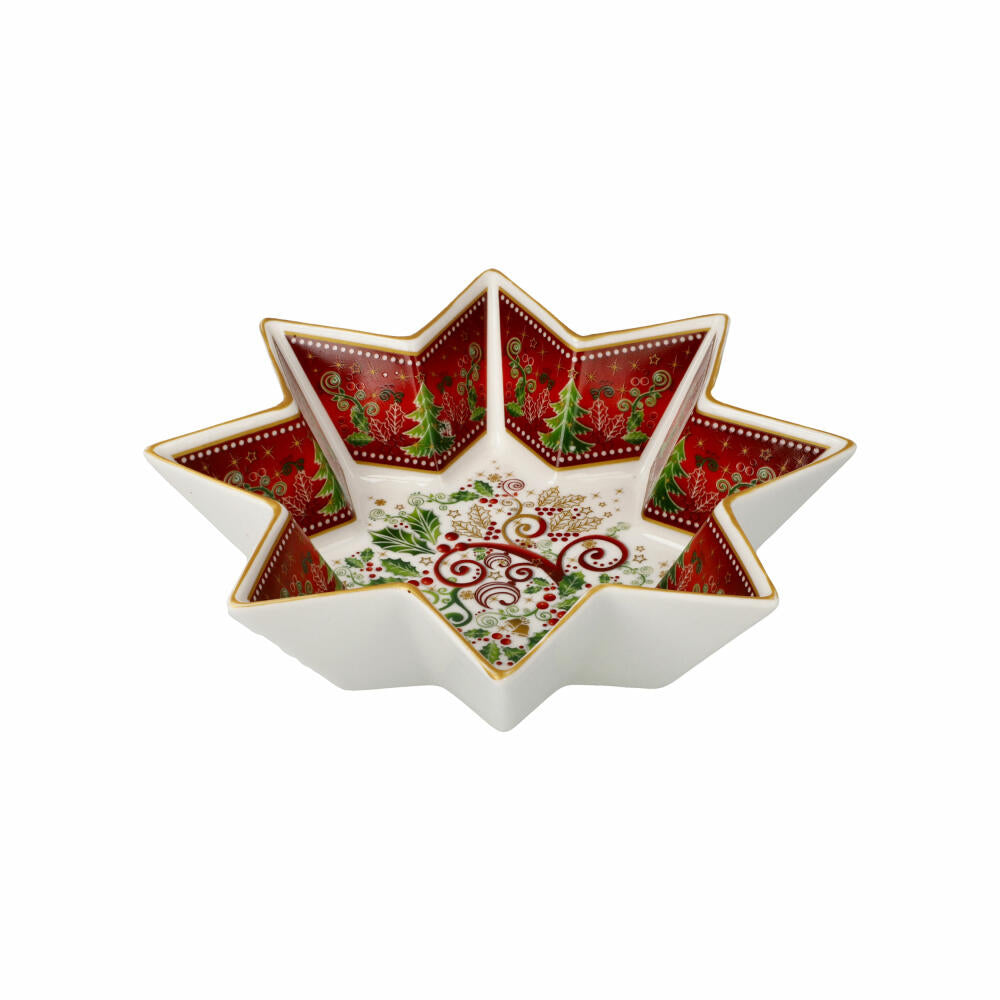 Goebel Bowl Palais Royal - Stellar, Christmas motif, Porcelain, Colorful, 17 x 17 cm, 51001661