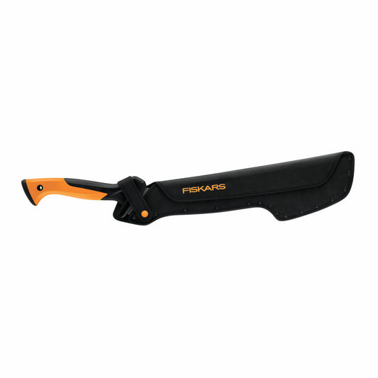 Fiskars Machete-Axe Solid CL-581, Garden Machete, Steel, Plastic, Black, Orange, 80 cm, 1051236