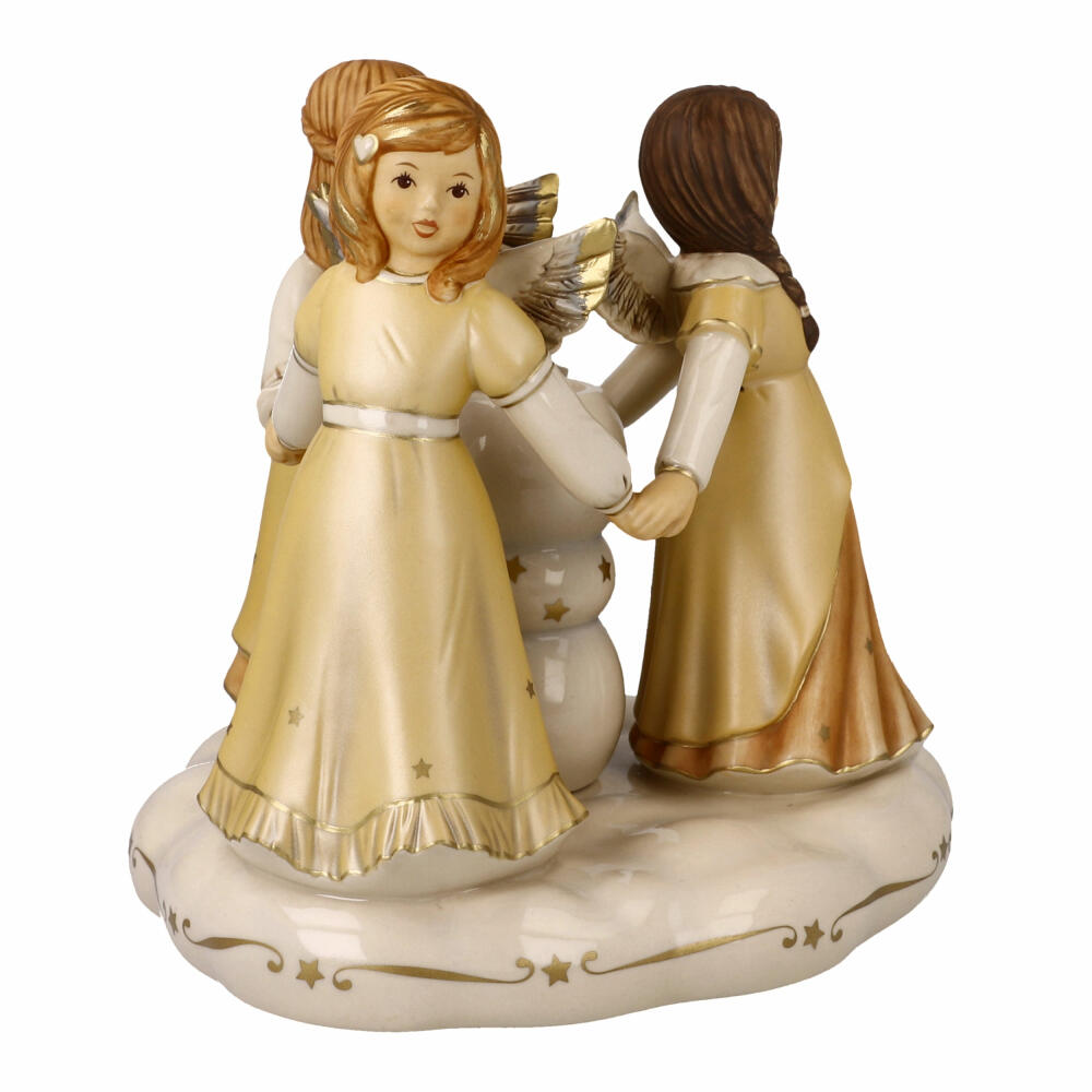 Goebel Angel Heavenly Dance, decorative figure, porcelain, champagne, 17.5 cm, 41669071