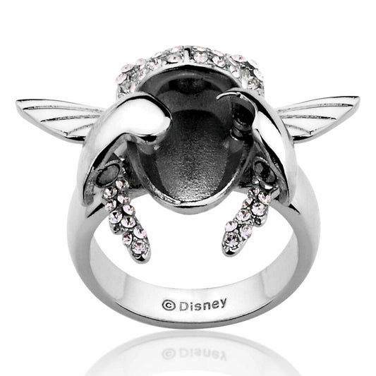 Goebel Aladdin Goldener Scarabäus Ring, Disney, Käfer Ring, Schmuck, Weißgold, 14 Karat, Größe 8, 12101641