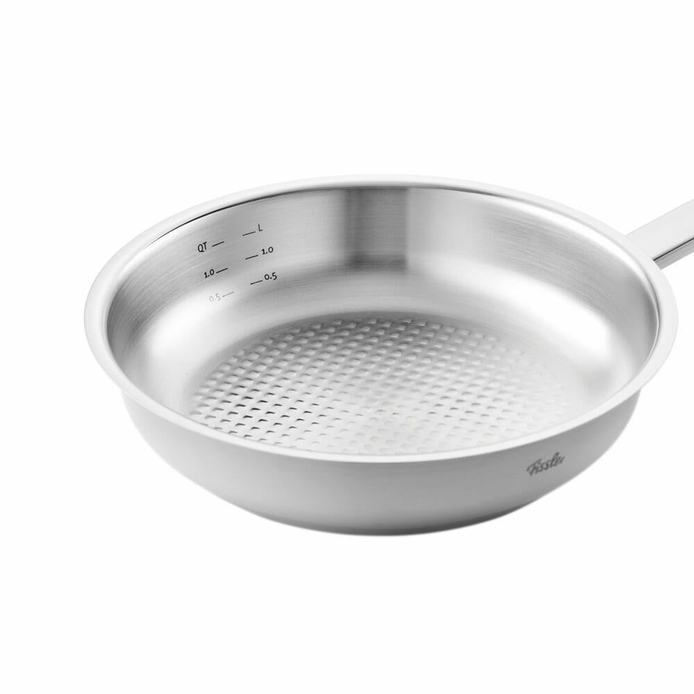 Fissler pan Original-Profi Collection II, frying pan, stainless steel 18/10, 24 cm, 084 378 24 100 0