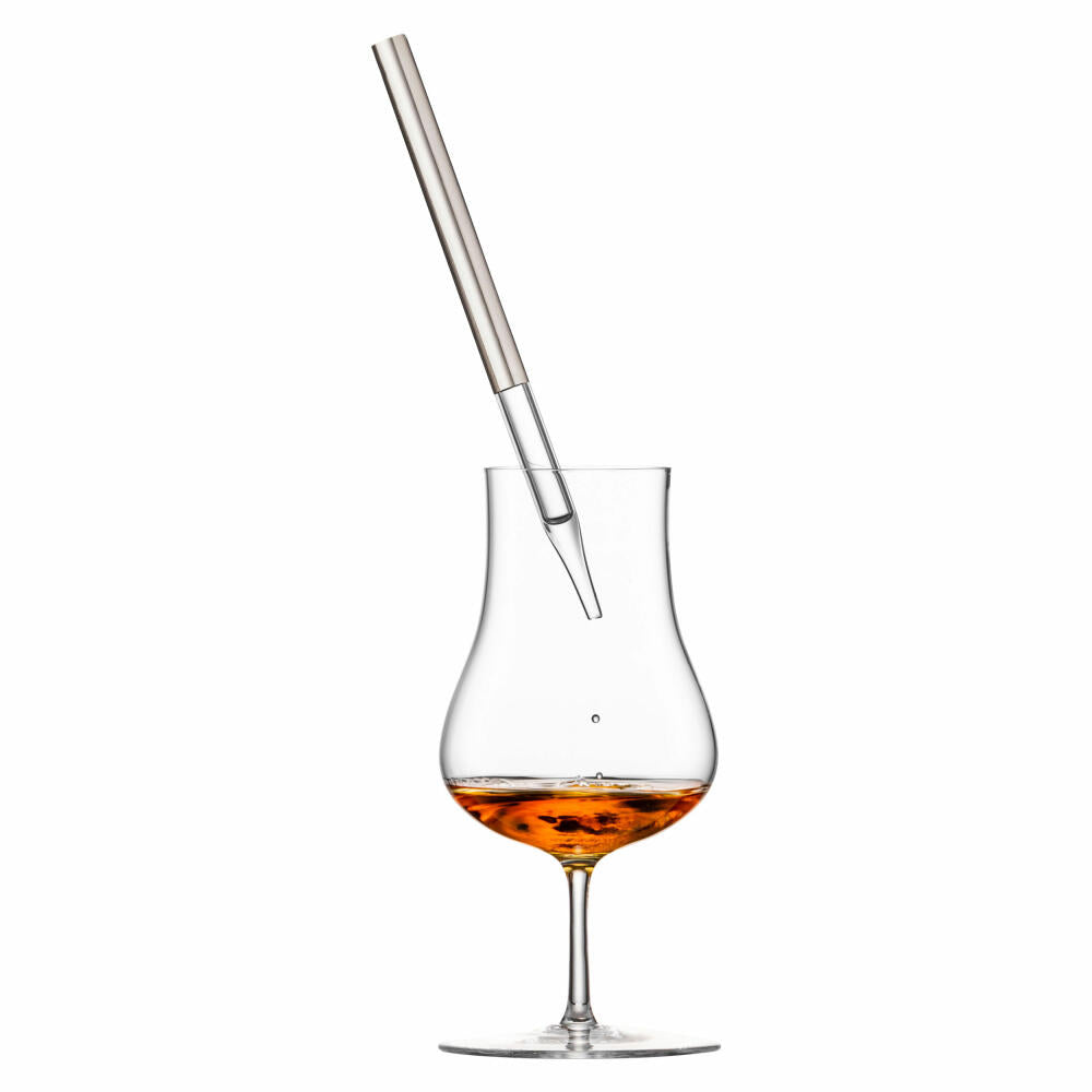 Eisch Whisky Pipetten Set Gentleman Platin, mit Glas, Verdünnungspipette, Glas, Platin, 86599913