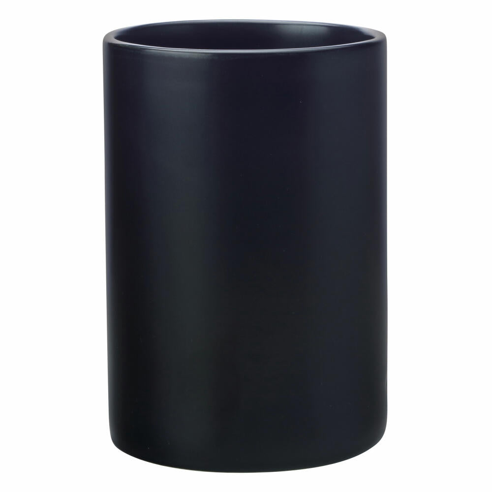 Maxwell &amp; Williams Epicurious Utensil Holder, Utensil Stand, Organizer, Porcelain, Black, IA0047