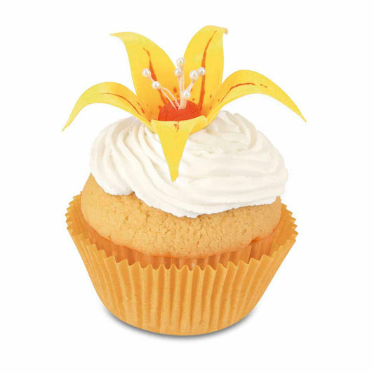 Städter Profi-Ausstecher mit Auswerfer Lilien Set, 2-tlg., Ausstechform, Fondant, Marzipan Form, Kunststoff, 170254