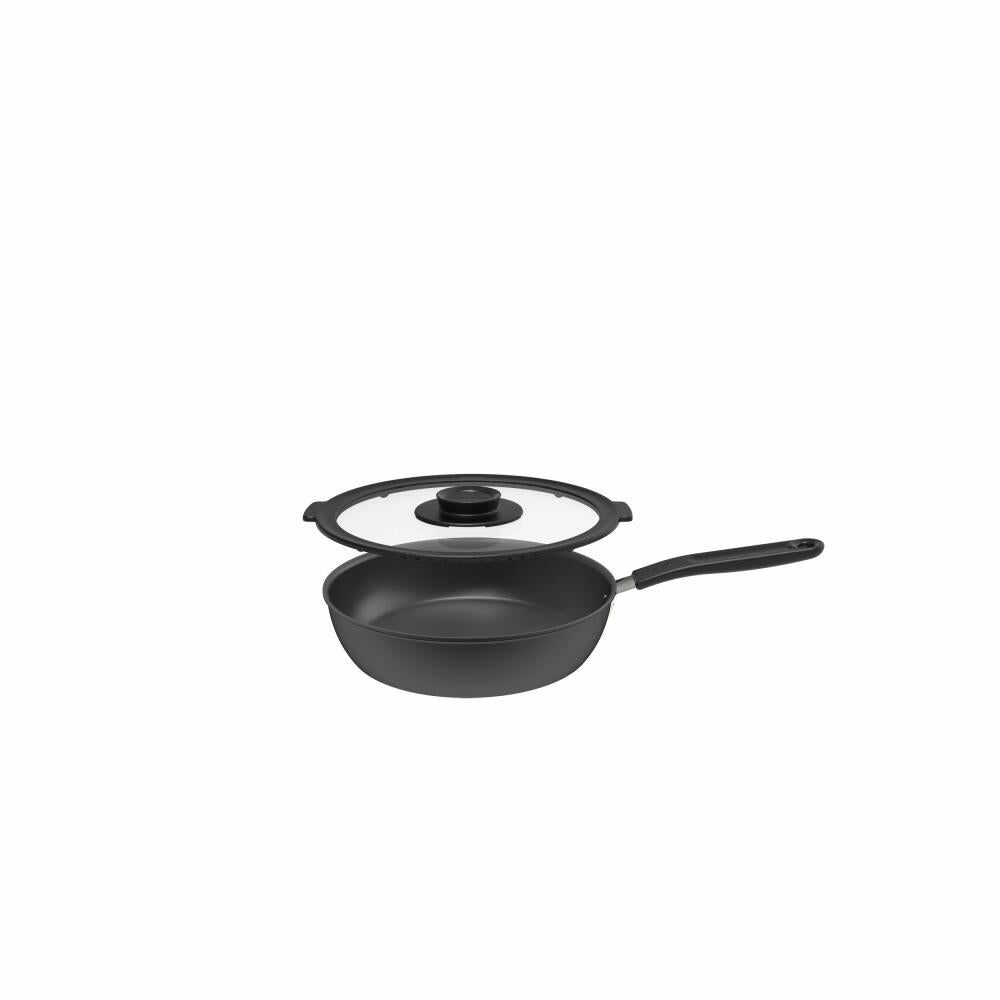 Fiskars Functional Form Sauté Pan, with Lid, Frying Pan, Frying Pan, Aluminium, Ø 26 cm, 1026575