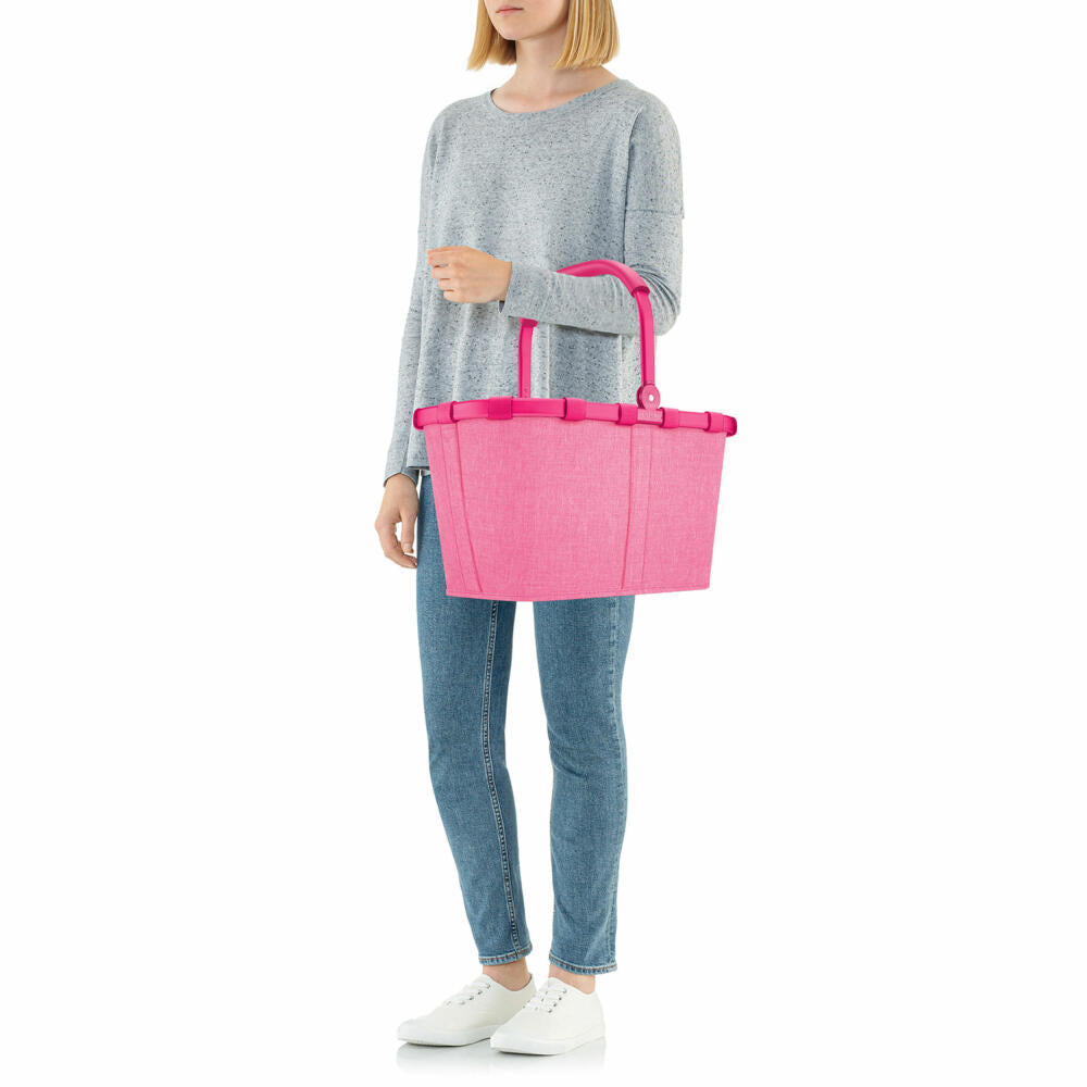 reisenthel carrybag, Einkaufskorb, Polyestergewebe, Frame Twist Pink, 22 L, BK3093