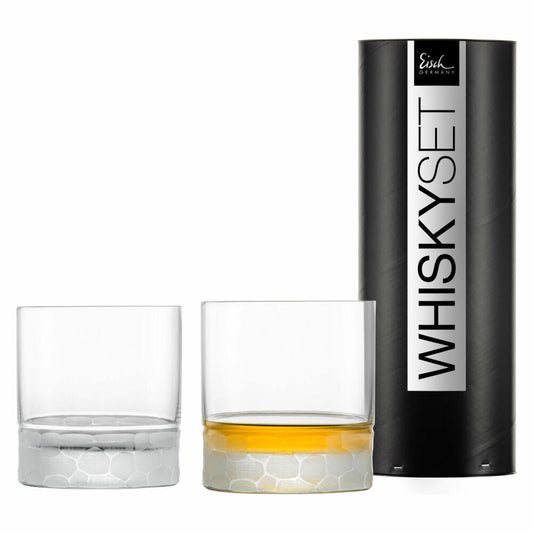 Eisch Whiskyglas 2er Set Hamilton, Tumbler, Whiskybecher, Kristallglas, 400 ml, 15006140