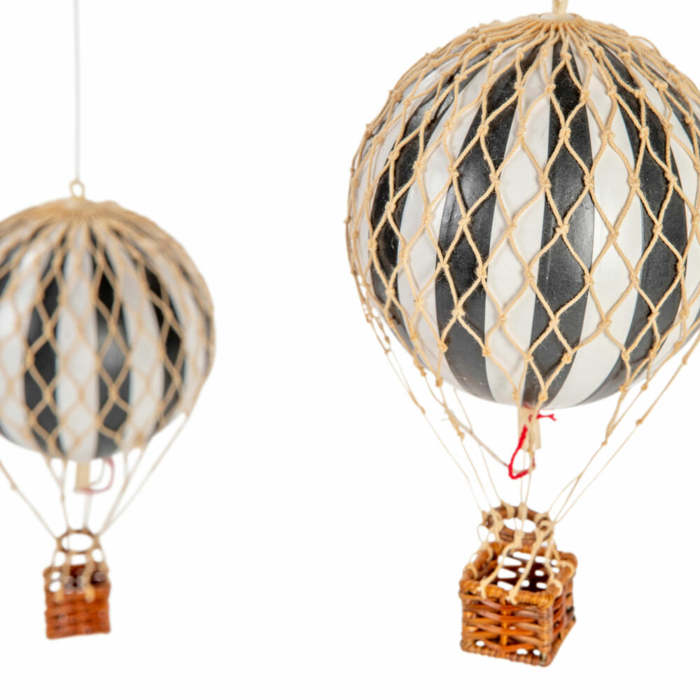 Authentic Models Mobile Flying the Skies Black White, Hanging Decoration, Balloon, Rattan / Paper / Plastic, AP133