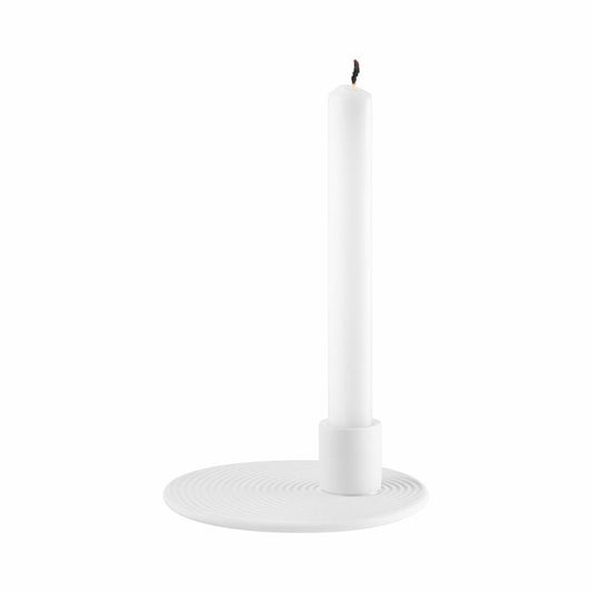 Blomus Kerzenhalter Nona, Kerzenständer, Porzellan, White, 12 cm, 66529