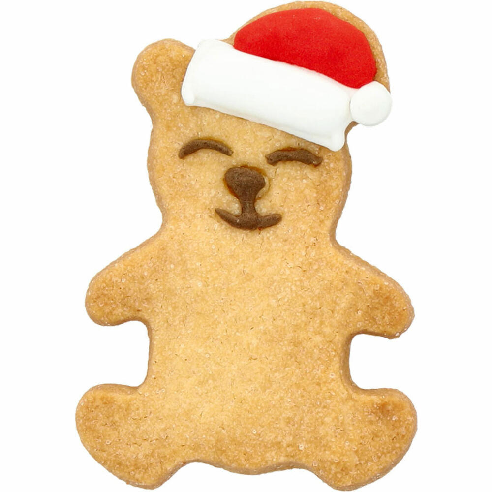 Birkmann cookie cutter Christmas teddy bear, cookie cutter, cookie shape, biscuit, cookies, stainless steel, 7 cm, 189874