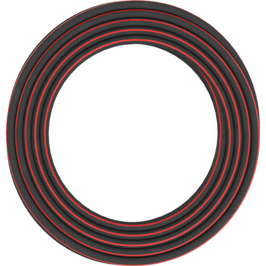 Fiskars water hose 19 mm, 50 m, garden hose, outdoor hose, Q4, plastic, black, red, 1027111