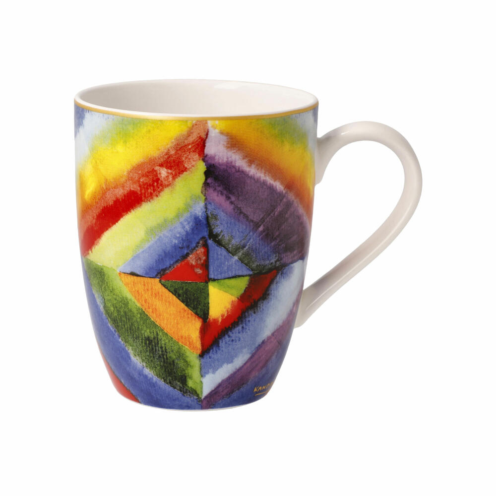 Goebel Künstlertasse Wassily Kandinsky - Farbstudie, Fine Bone China, Bunt, 0.4 L, 67062201