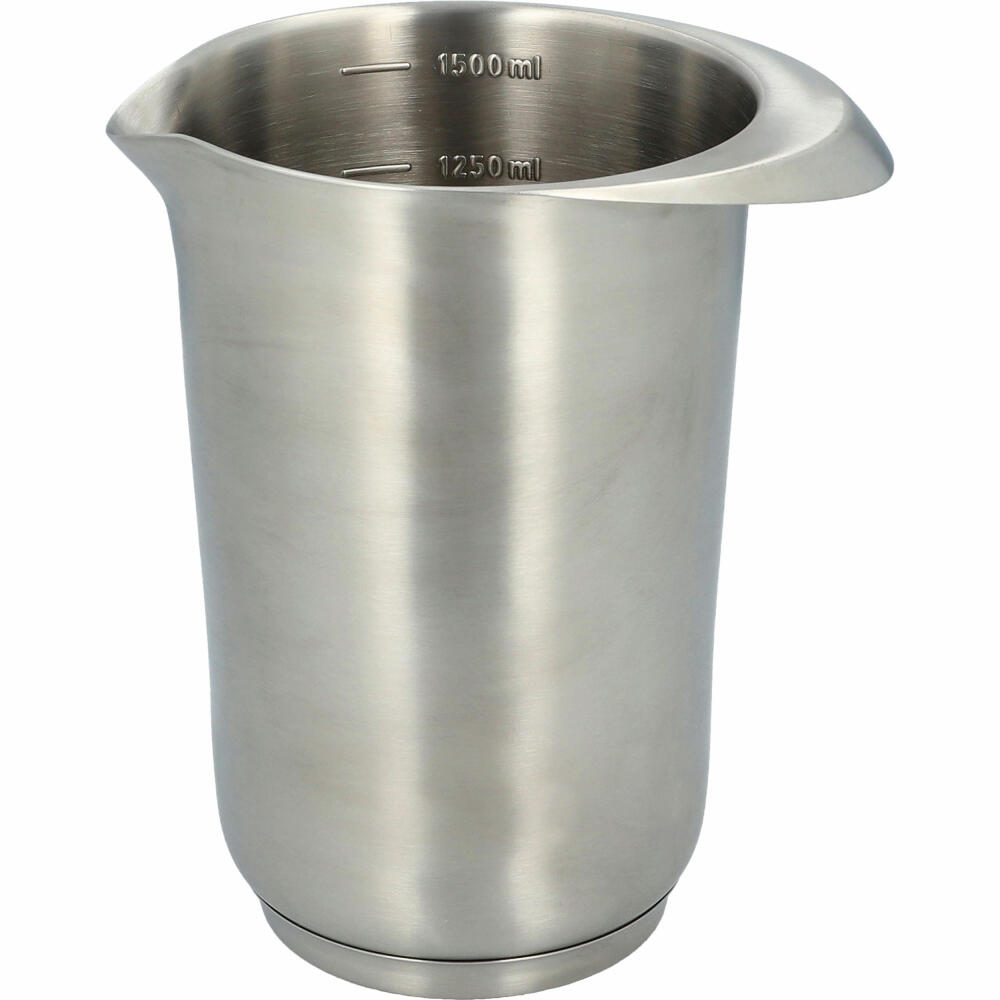 Birkmann Premium Baking Mixing and Serving Cup, Mixing Cup, Mixing Bowl, Stainless Steel, 1.5 L, 708563