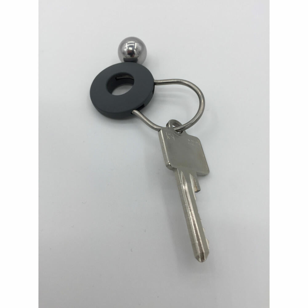 Authentics Orbit Key Ring, Key Organizer, V2A, Rubber, Black, 1000026