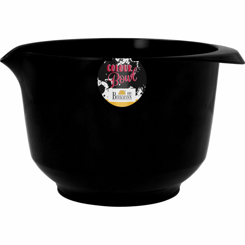 Birkmann Colour Bowl mixing and serving bowl, mixing bowl, bowl, melamine resin, black, 2 liters, 709119