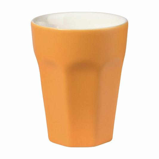 ASA Selection ti amo colore Becher Cappuccino, Cappuccinobecher, Kaffeetasse, Tasse, Steingut, Mango, 250 ml, 5180225