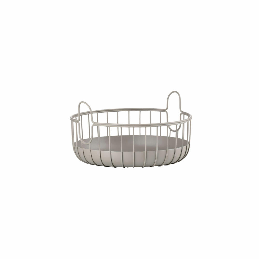 Zone Denmark basket Inu Taupe, storage basket, steel, brown, 22 x 8 cm, 33563