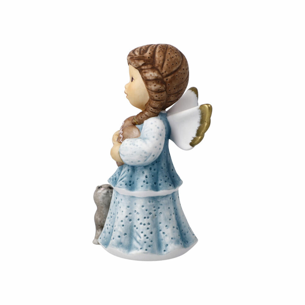 Goebel Angel Warm Cuddle Greetings, Decorative Figure, Porcelain, Colorful, 10 cm, 11750871