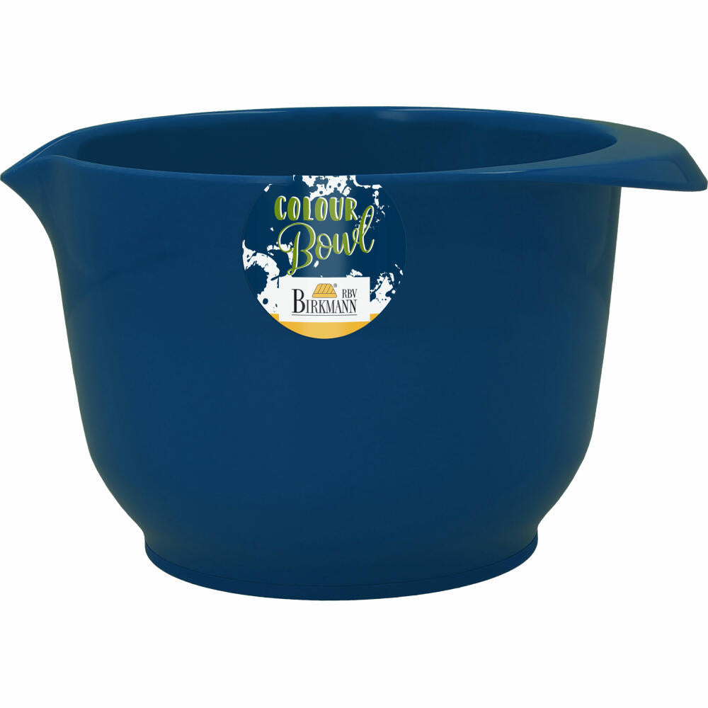 Birkmann Colour Bowl mixing and serving bowl, mixing bowl, bowl, melamine resin, dark blue, 1.5 liters, 709324