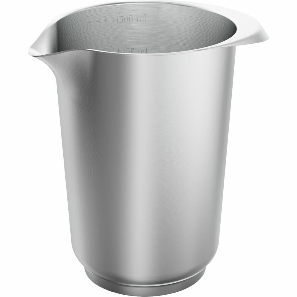 Birkmann Premium Baking Mixing and Serving Cup, Mixing Cup, Mixing Bowl, Stainless Steel, 1.5 L, 708563