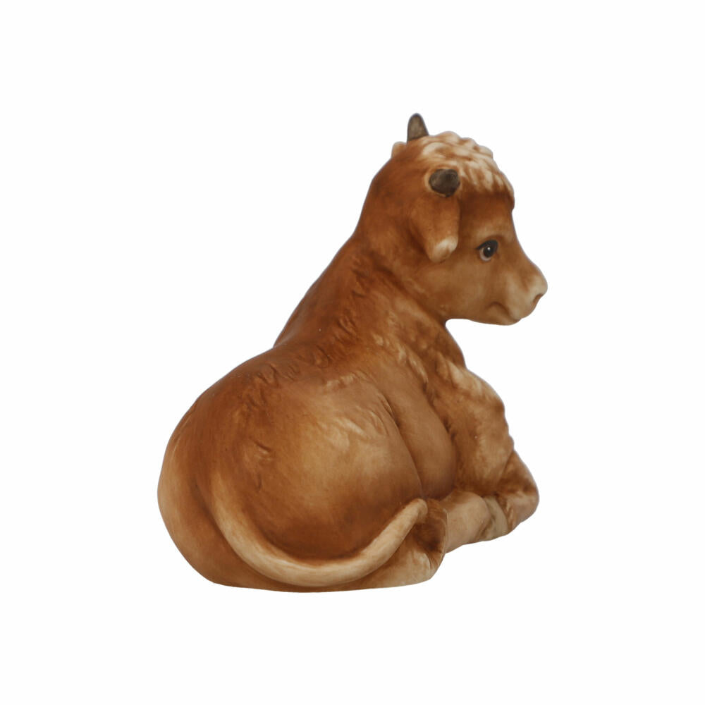 Goebel figurine ox, nativity figurine, decorative figurine, stoneware, colored, 7 cm, 41661081