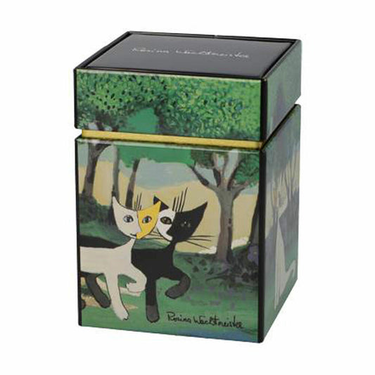 Goebel Tea Tin Rosina Wachtmeister - Una passeggiata nel verde, Storage Tin, Tea Tin, Metal, 66852921