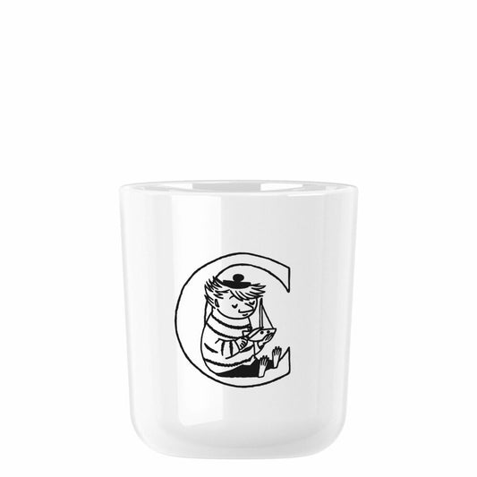 Rig-Tig Tasse Moomin ABC - C, Becher mit Buchstabe, Kunststoff, Weiß, 200 ml, Z00706-C