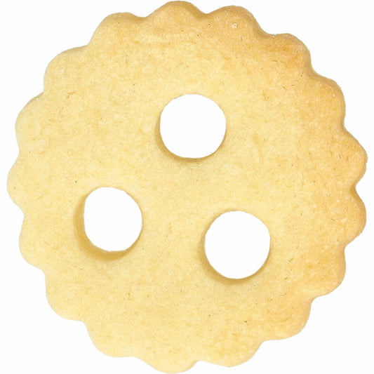 Birkmann Ausstechform Linzer mit 3 Löchern, Ausstecher, Plätzchenform, Keks, Plätzchen, Edelstahl, 5 cm, 199996