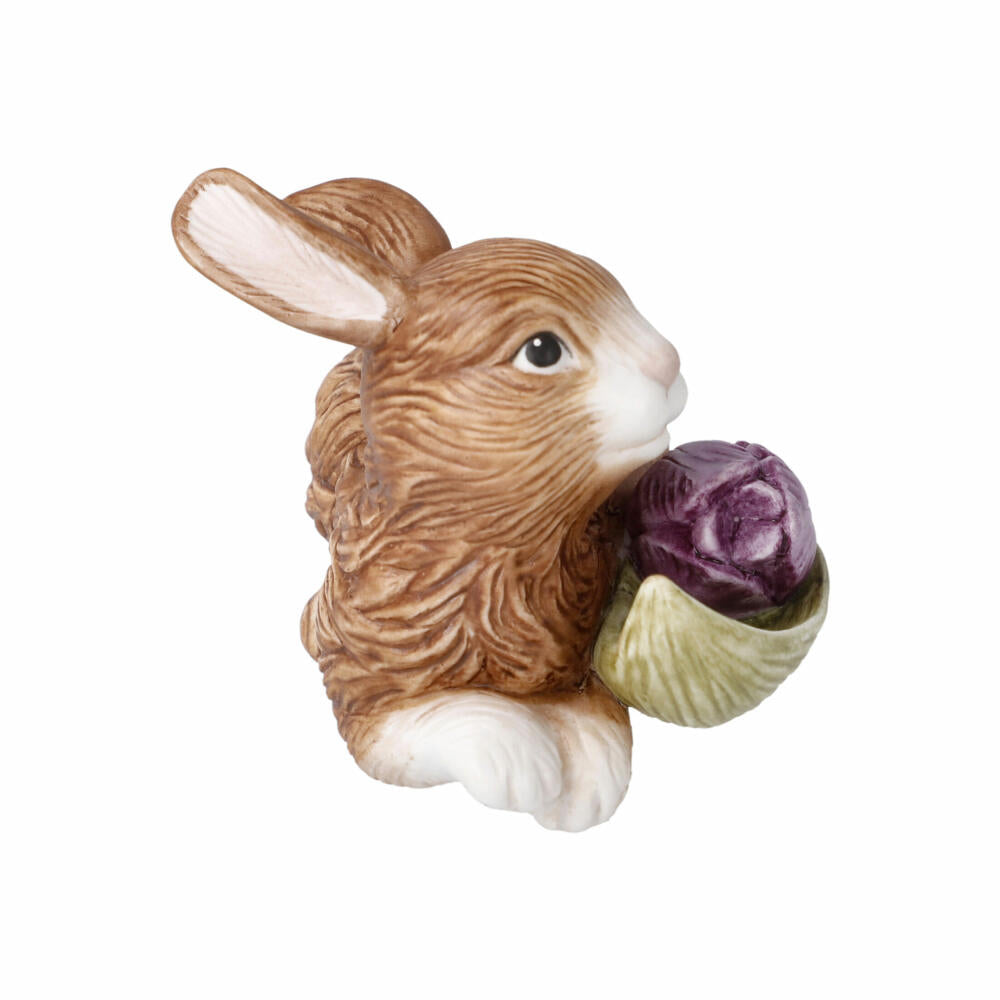 Goebel Figurine Annual Bunny 2022, Easter Decoration, Rabbit, Biscuit Porcelain, Colorful, 6.5 cm, 66845241