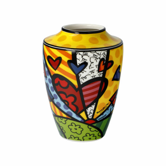 Goebel Vase Romero Britto - A New Day, Romero Britto, decorative vase, flower vase, New Bone China, colorful, 67016051