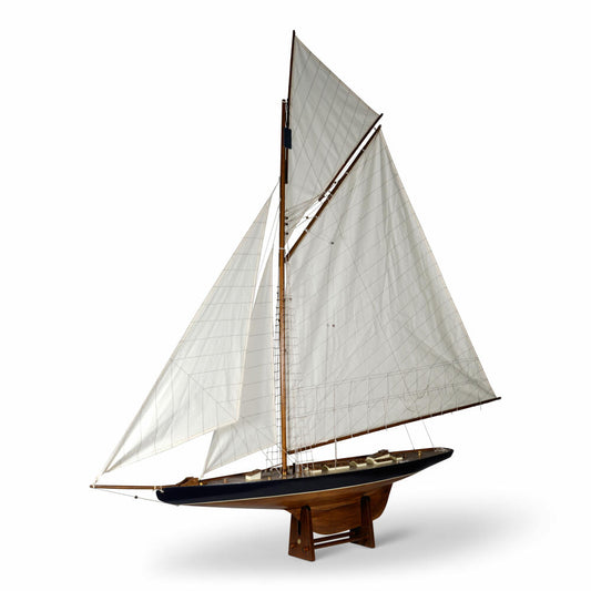 Authentic Models ship model Americas Cup Columbia Large, sailing ship, decoration, wood / cotton, AS075F