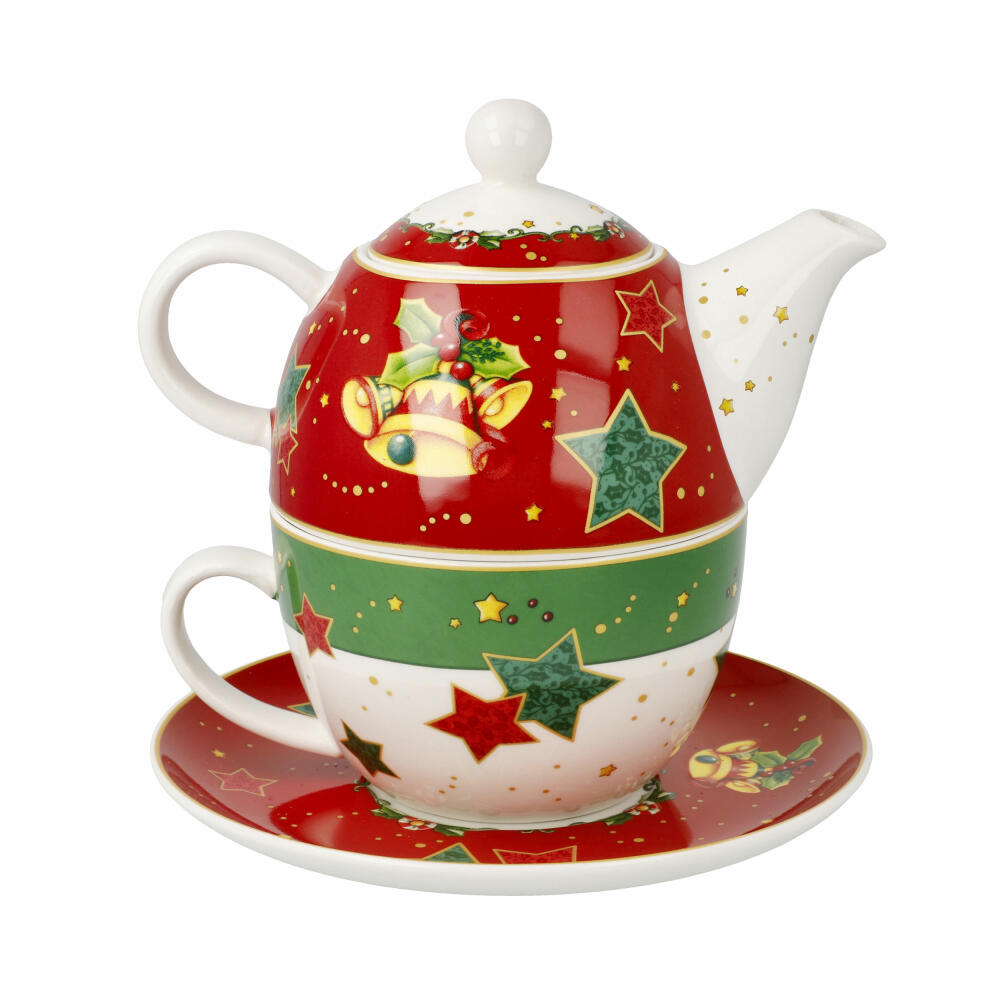 Goebel tea set Tea for One Mary Engelbreit - Home Sweet Home 3-piece, fine bone china, colorful, 350 ml, 66725051