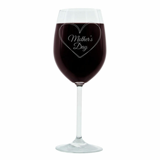 Leonardo wine glass, gift mood glass with engraving, mood glass, Mothers Day, 400 ml