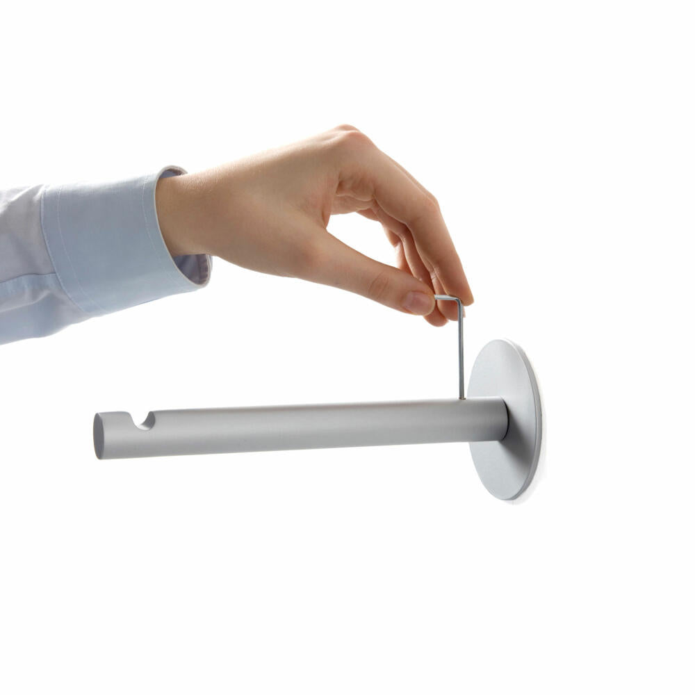 Authentics Wardrope Wall Mount, for Rope Coat Rack, Steel, White, 8089056