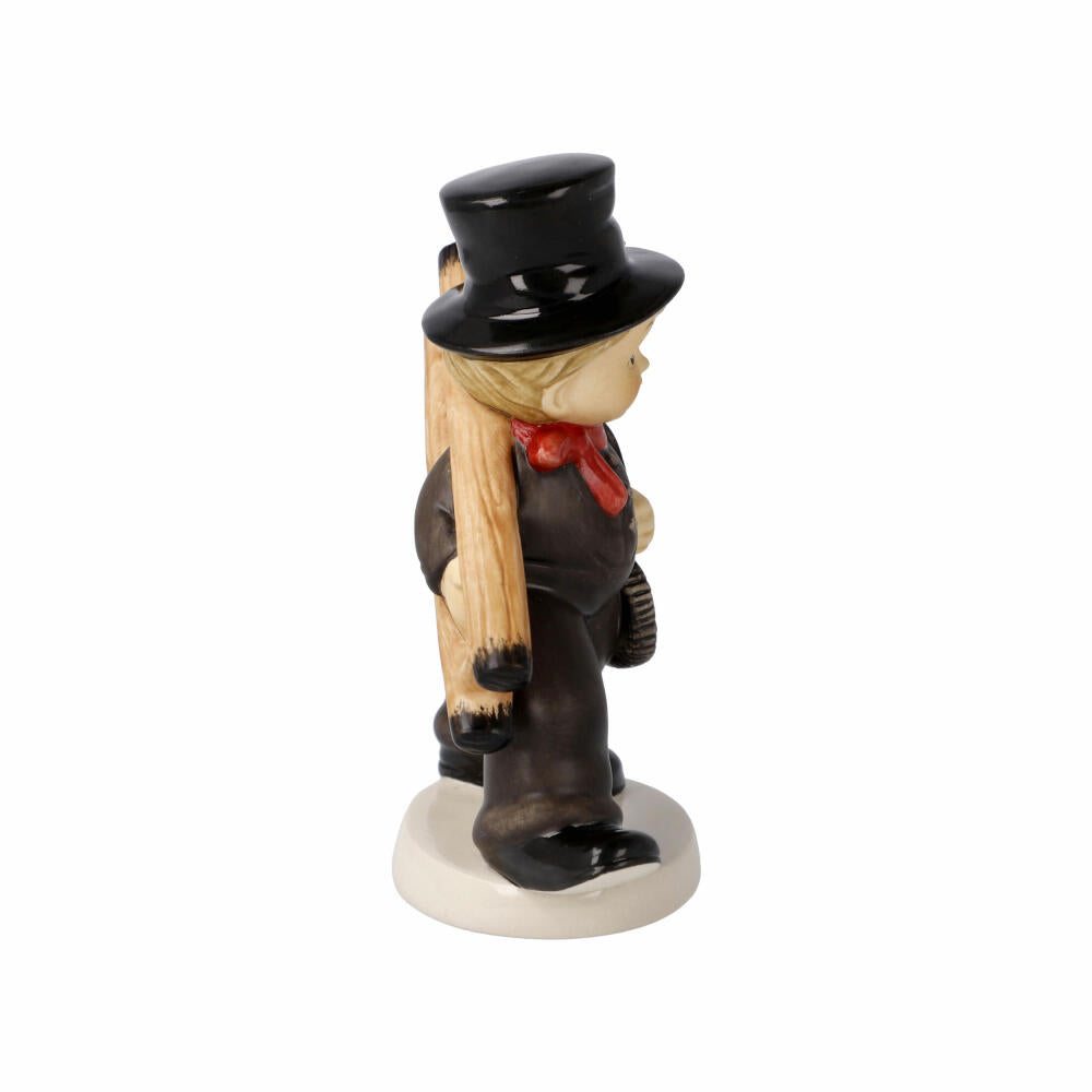 Goebel figure chimney sweep with clover leaf, lucky charm, decorative figure, stoneware, colorful, 12.5 cm, 10638361