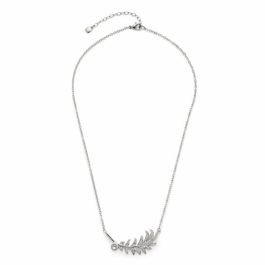 Leonardo Jewels Necklace Piuma, Chain, Necklace, Jewelry, Stainless Steel, Silver Shiny, 016969