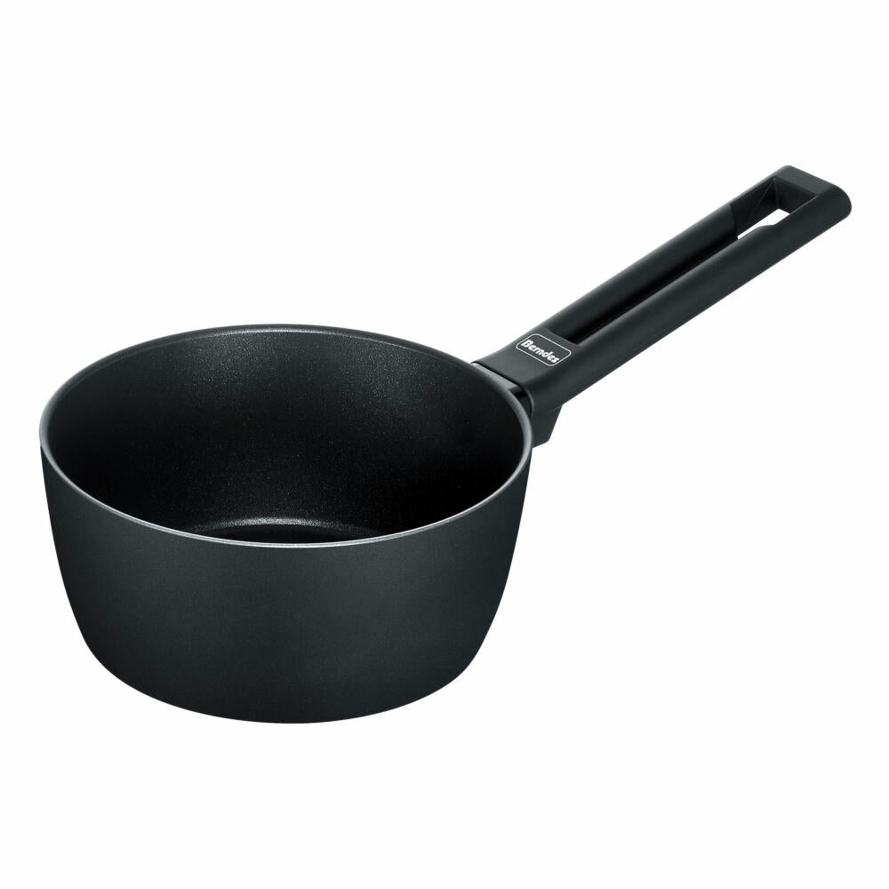 Berndes Alu Induction Saucepan, Cooking Pot, Non-Stick Coating, Aluminium, Black, Ø 16 cm, 011351