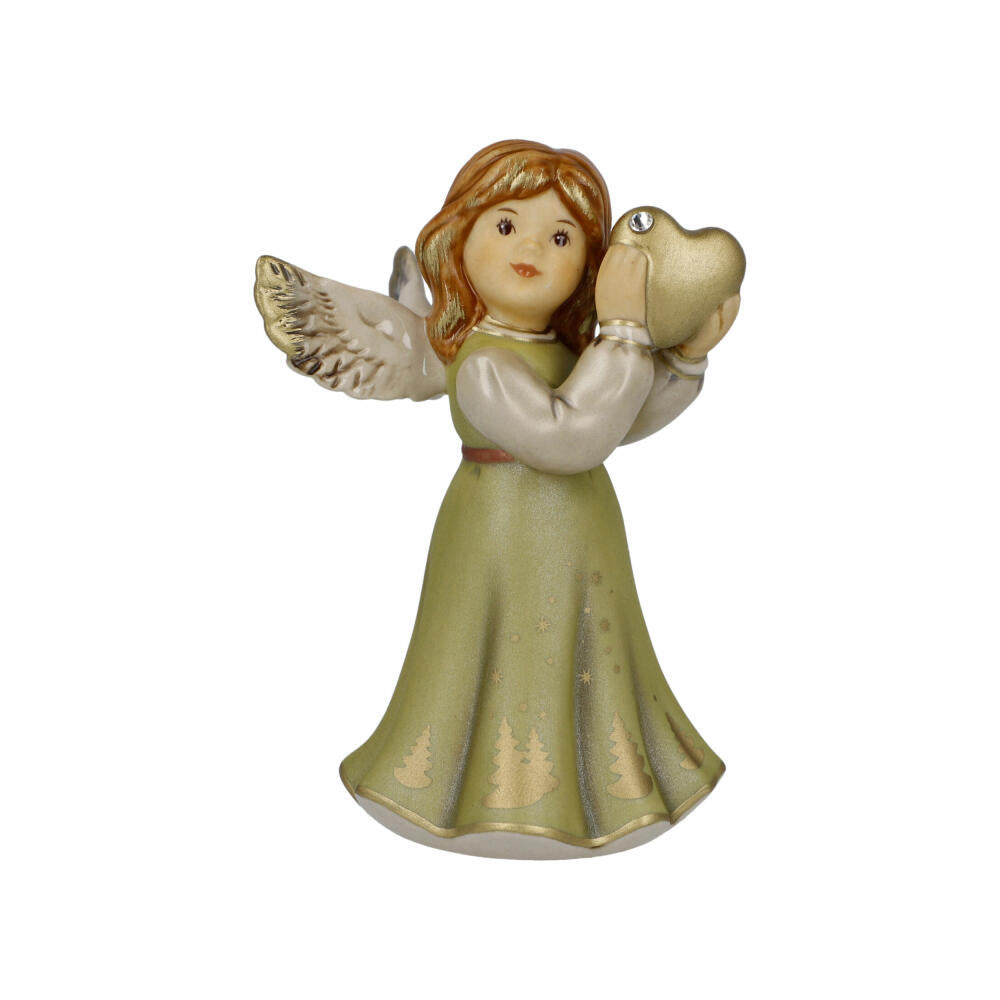 Goebel Angel Follow your heart, decorative figure, heavenly messenger, annual color 2022, stoneware, H 8.5 cm, 41663271