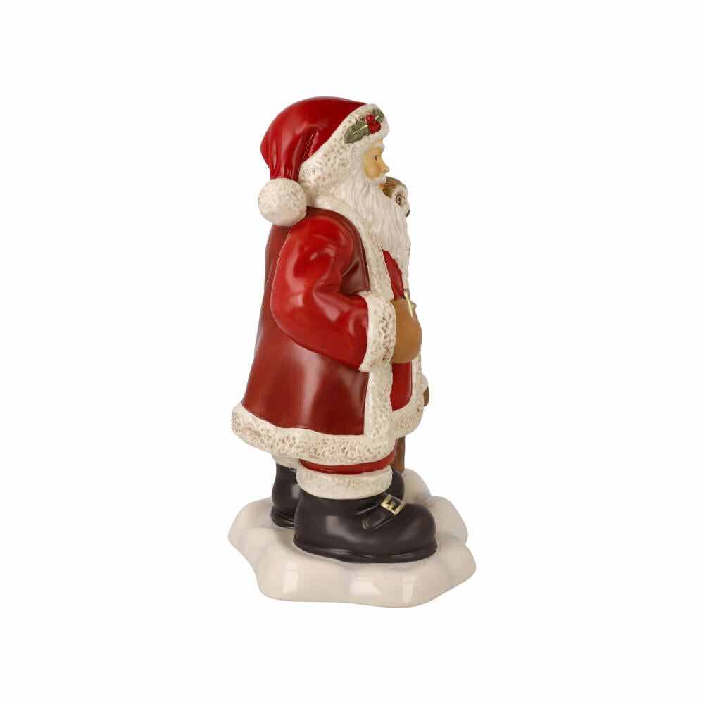 Goebel Figurine Santa Claus - My Attentive Companion, Stoneware, Colorful, 25 cm, 66704371