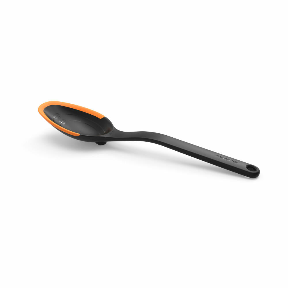 Fiskars Functional Form Kochlöffel mit Silikonkante, Rührlöffel, Kochzubehör, 1027299