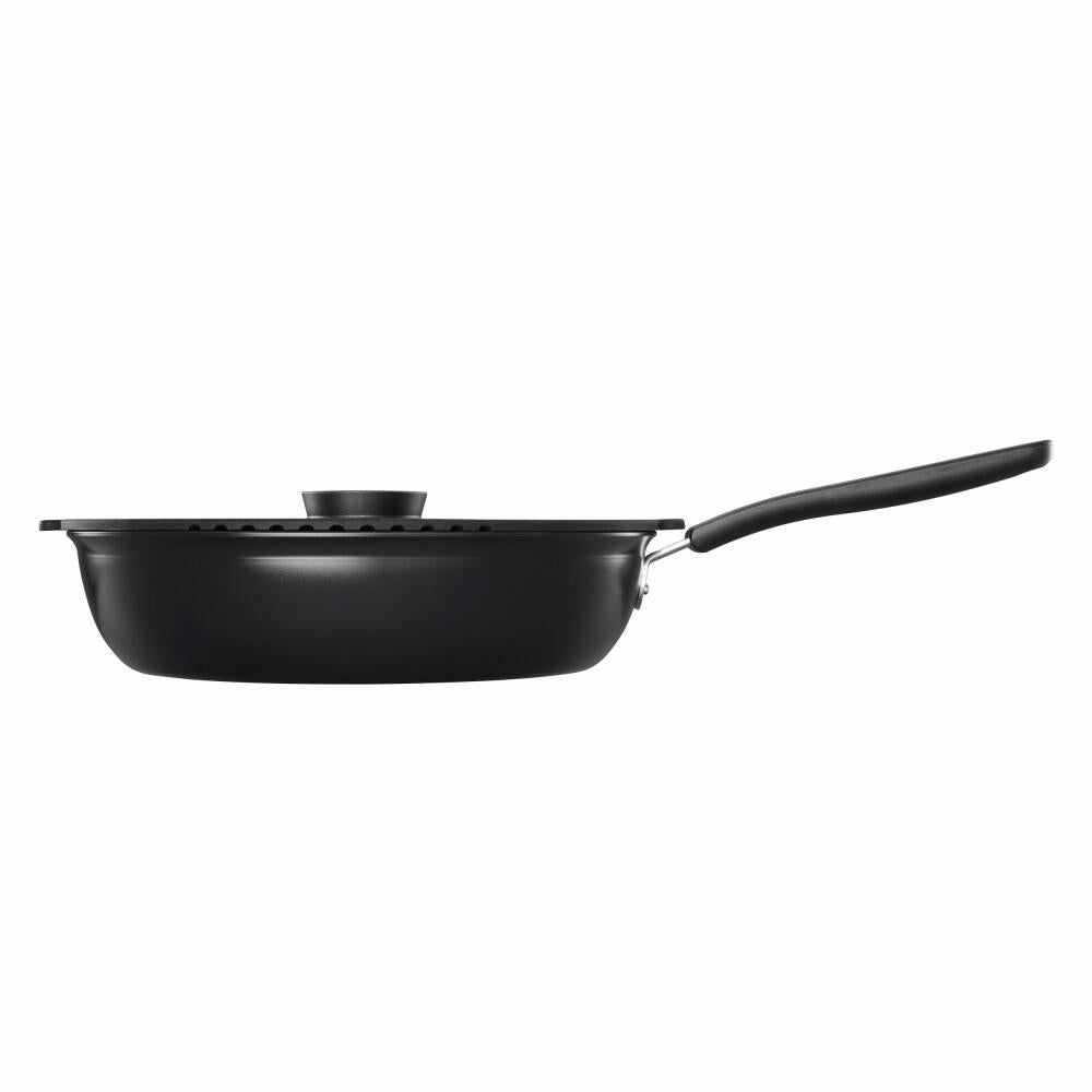 Fiskars Functional Form Sauté Pan, with Lid, Frying Pan, Frying Pan, Aluminium, Ø 26 cm, 1026575