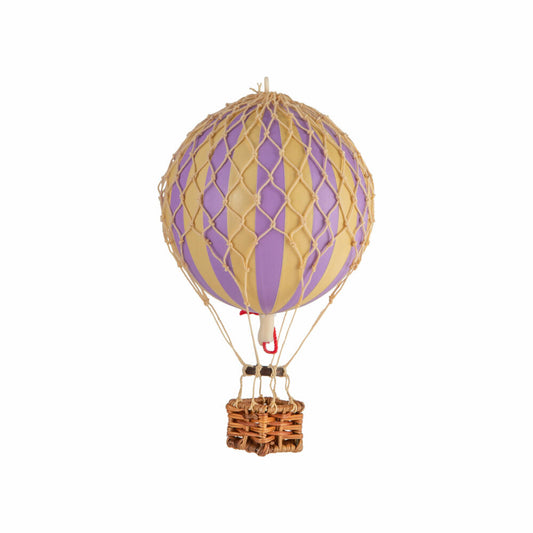 Authentic Models Hanging Decoration Floating in the Skies Lavender, Balloon, Rattan, Paper, PP Plastic, AP160L